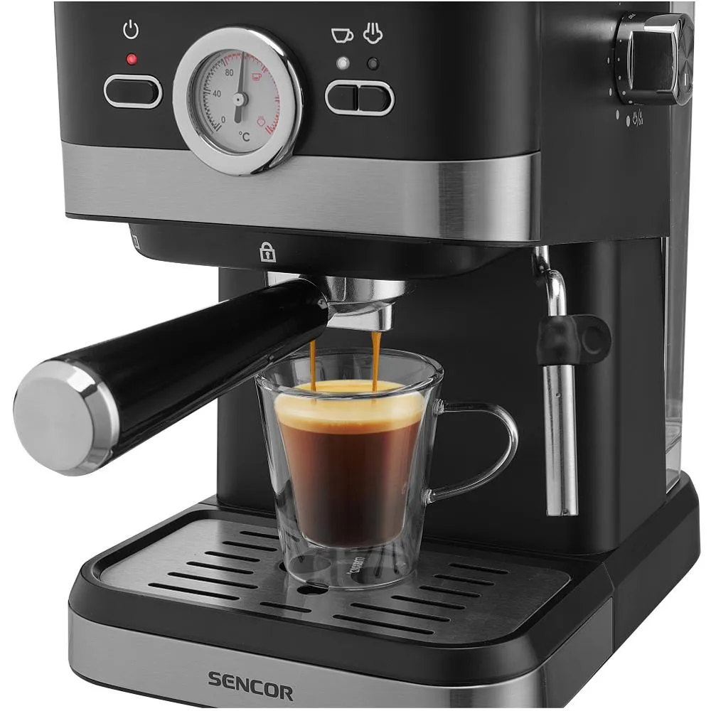 SENCOR SES 1721BK Espresso pákový kávovar černý