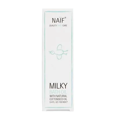 NAIF Mléčný koupelový olej pro děti a miminka 100 ml