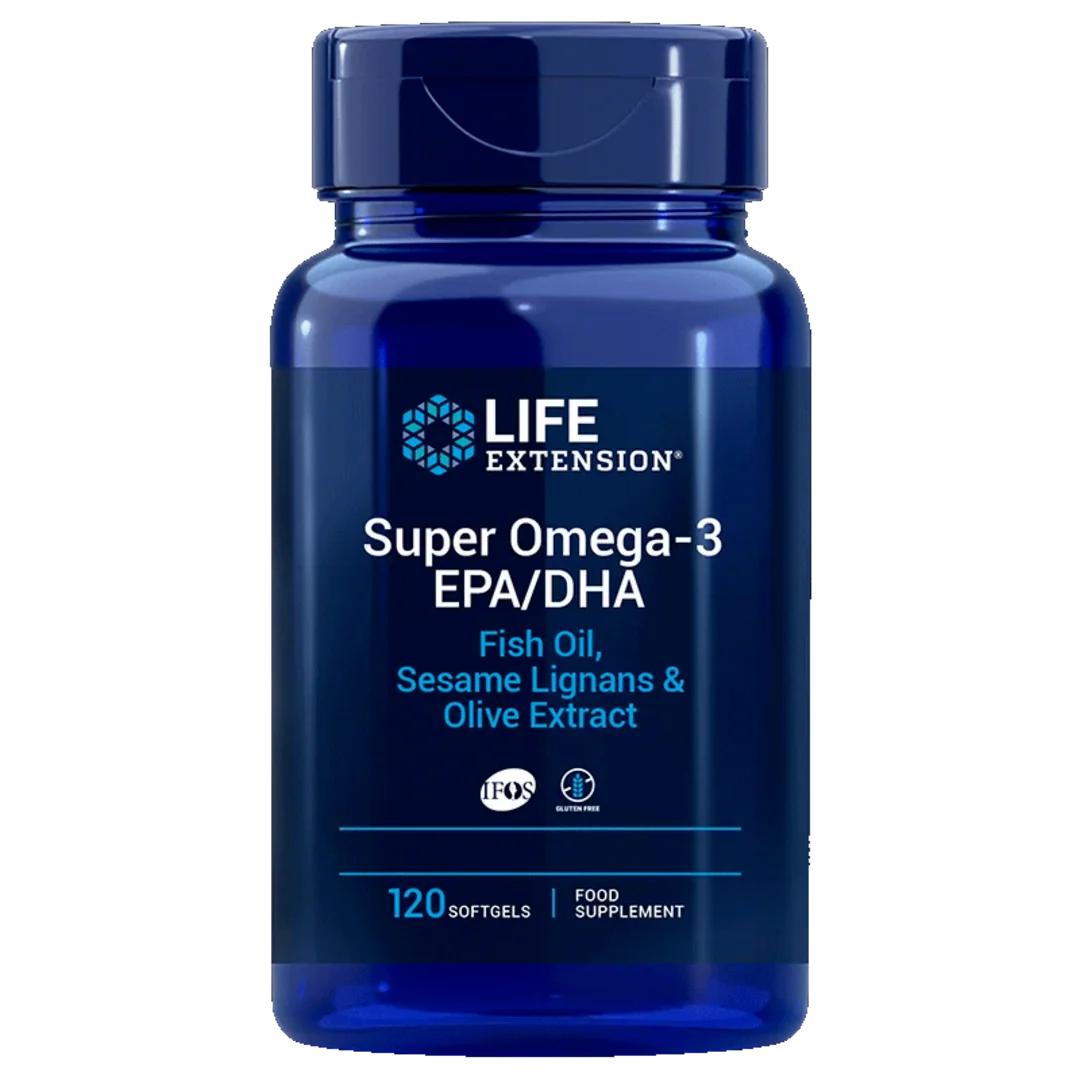 Life Extension Super Omega-3 EPA/DHA with Sesame Lignans & Olive Extract