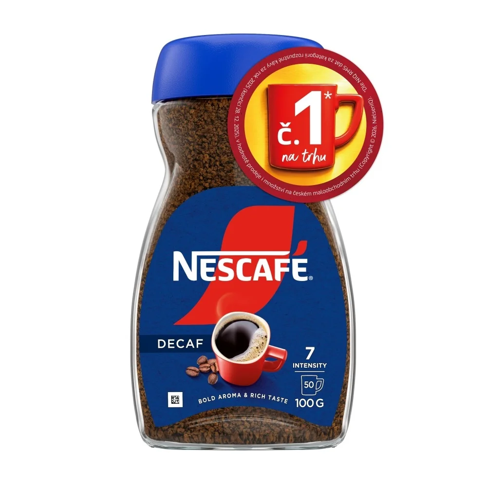 Nescafé DECAF instantní káva bez kofeinu 100 g