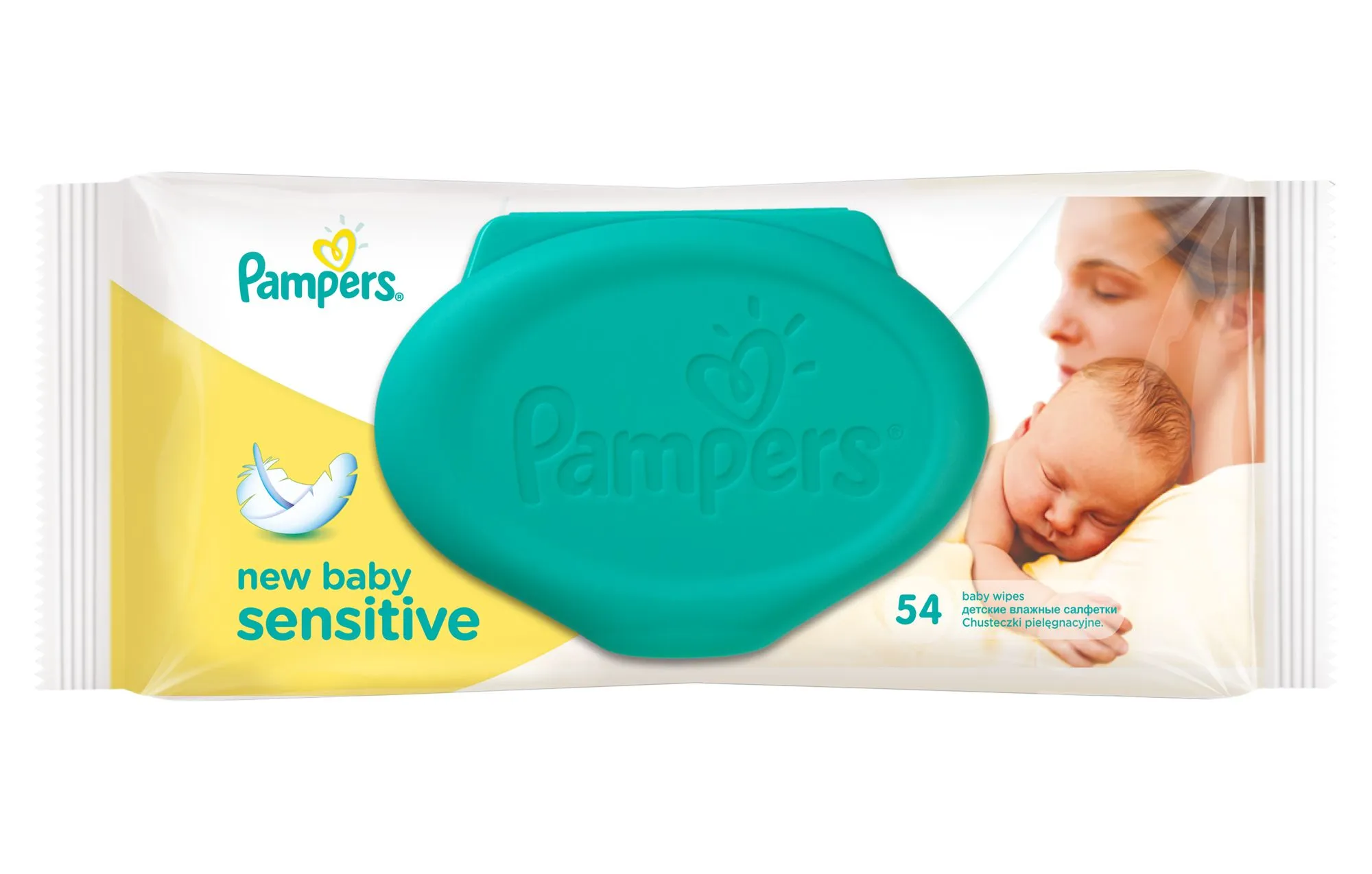 Pampers New Baby Sensitive  čisticí ubrousky 54 ks
