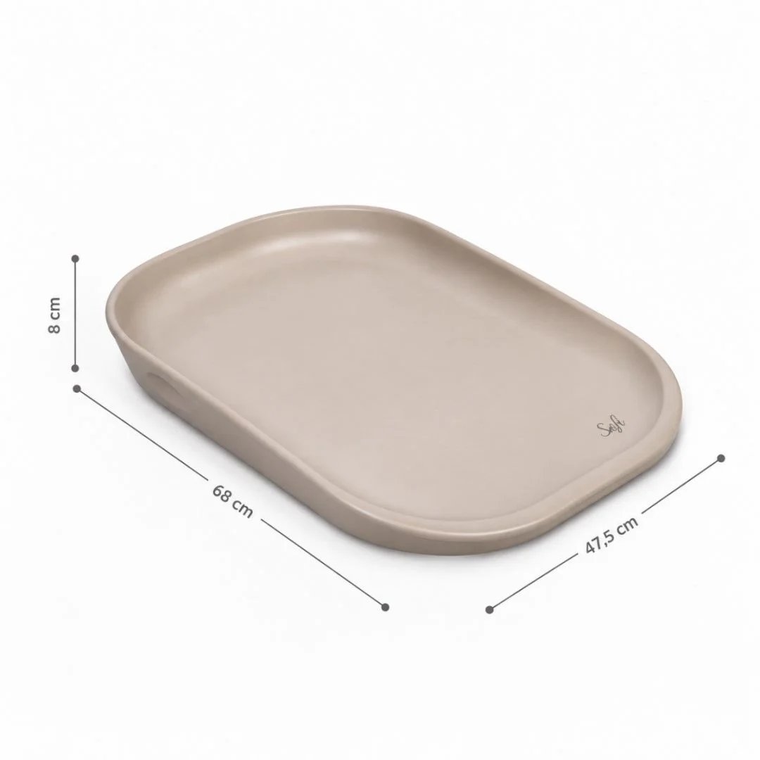 SENSILLO Měkká přebalovací podložka Safi Beige, 50x70cm