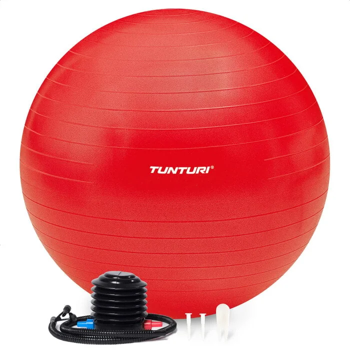 Tunturi Gymnastický míč s pumpičkou zesílený 75 cm varianta Fialový