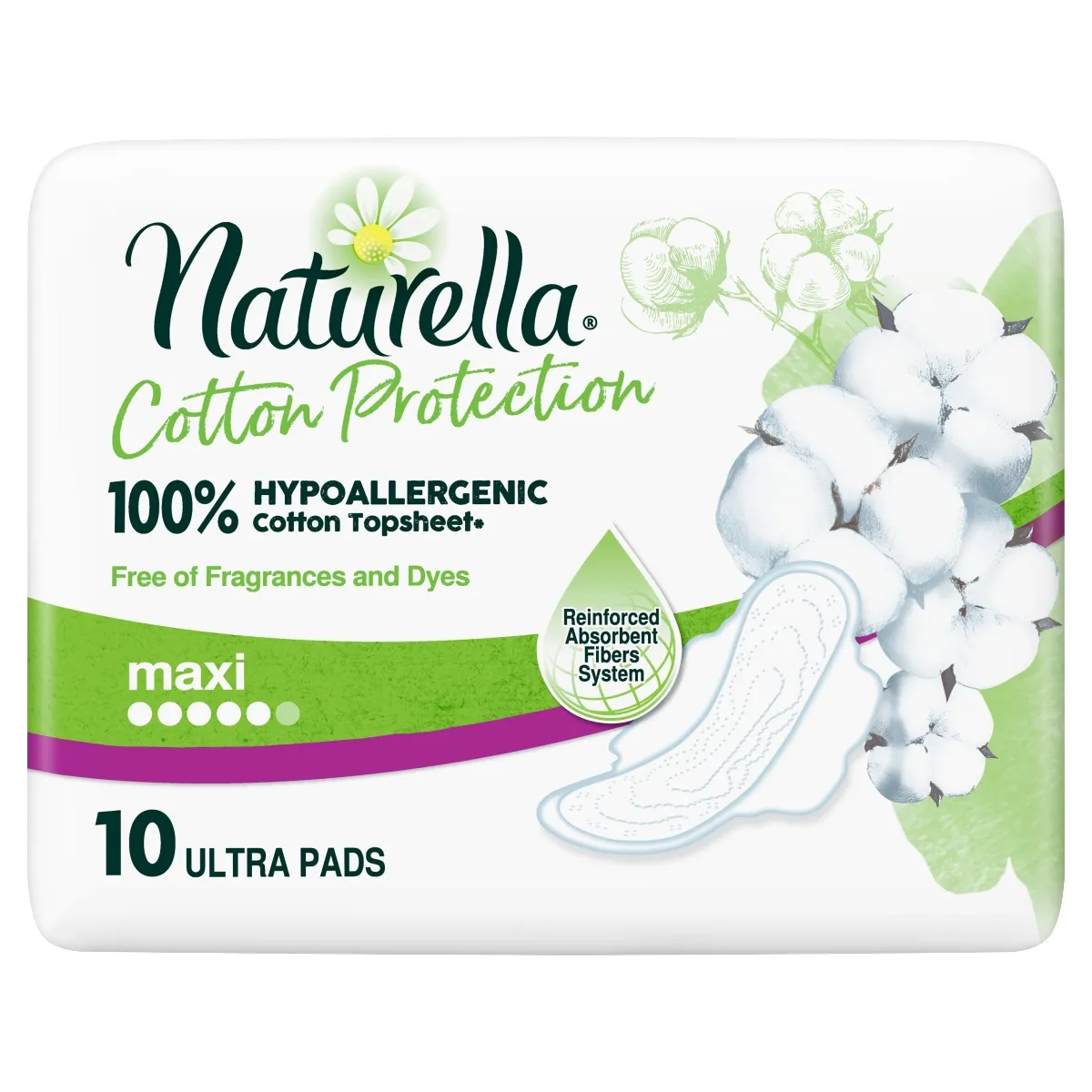 Naturella Cotton Super vložky 10 ks