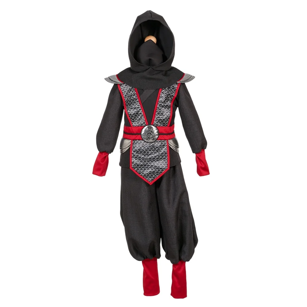 Souza! Dětský kostým Ninja - 8-10 let, 128-140 cm
