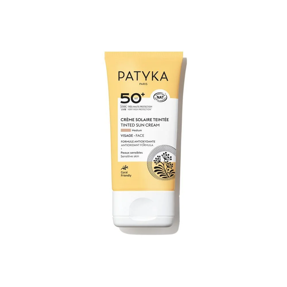 PATYKA Tinted Face Sun Cream SPF 50+ odstín medium tónovaný opalovací krém na obličej 40 ml