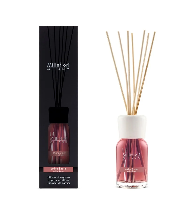 Millefiori Milano Ambra & Rosa difuzér 100 ml