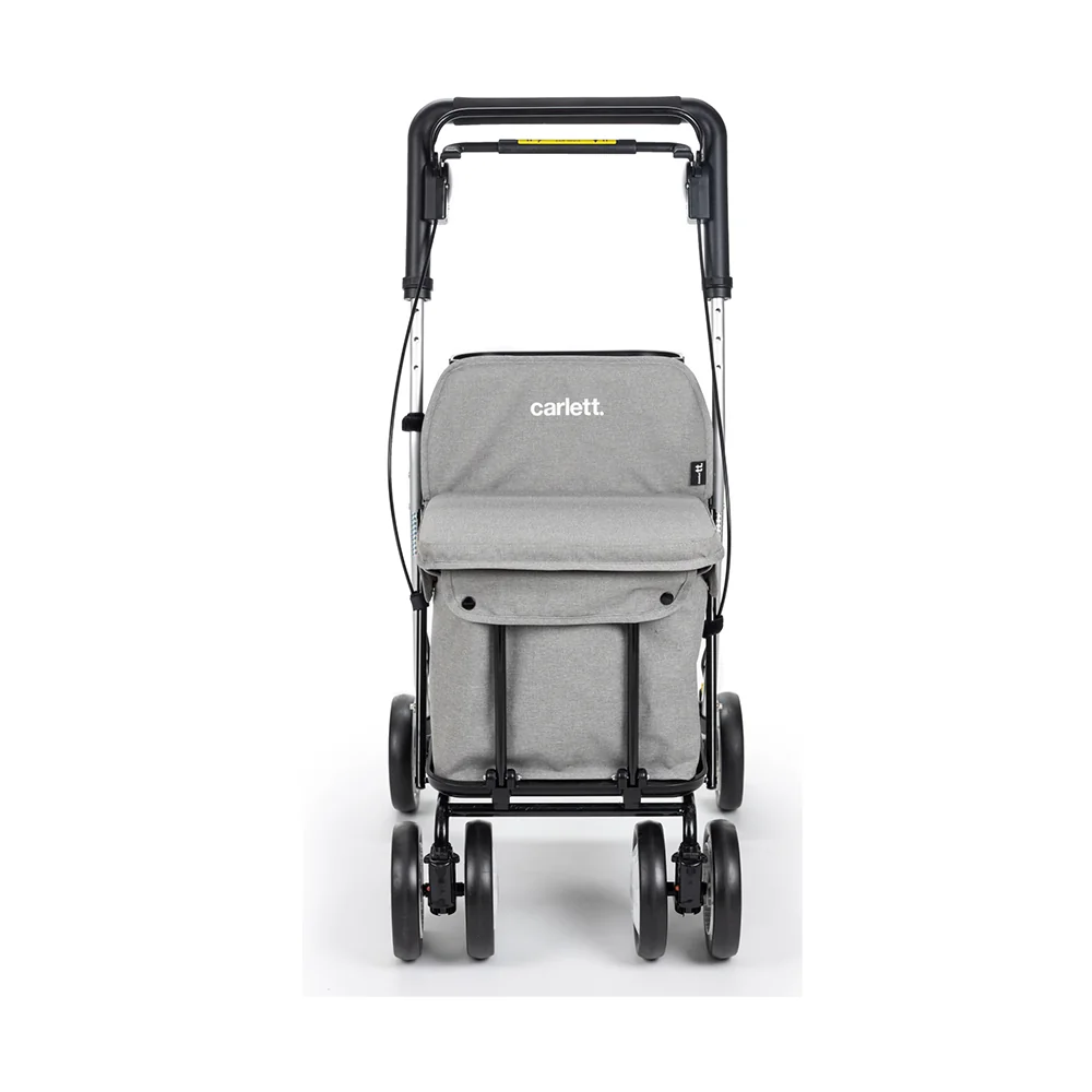 Carlett Senior Comfort 29l nákupní taška na kolečkách světle šedá