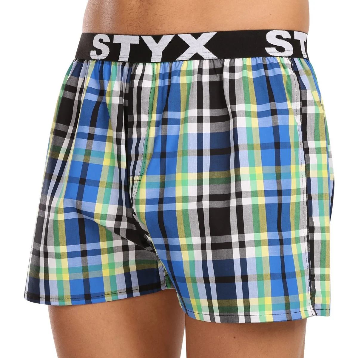 Styx 3PACK pánské trenky sportovní guma vícebarevné (3B11789) M