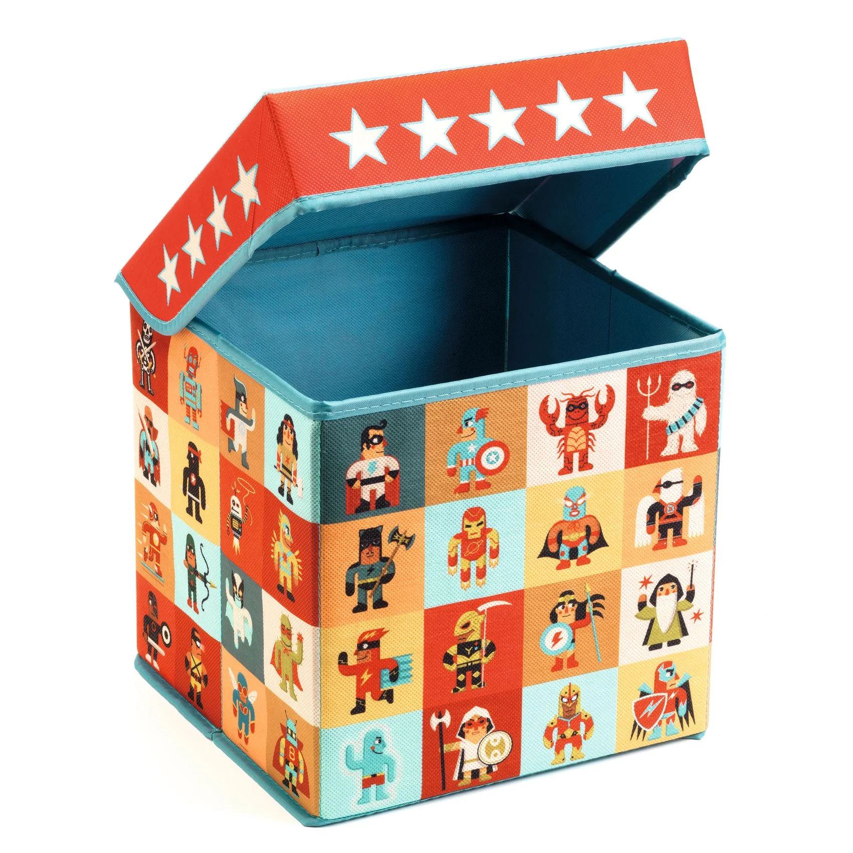 Djeco Box na hračky a sedátko Stars