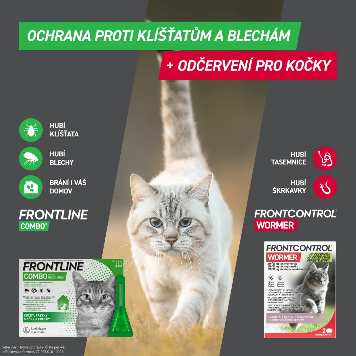 FRONTLINE COMBO pro kočky 3 pipety