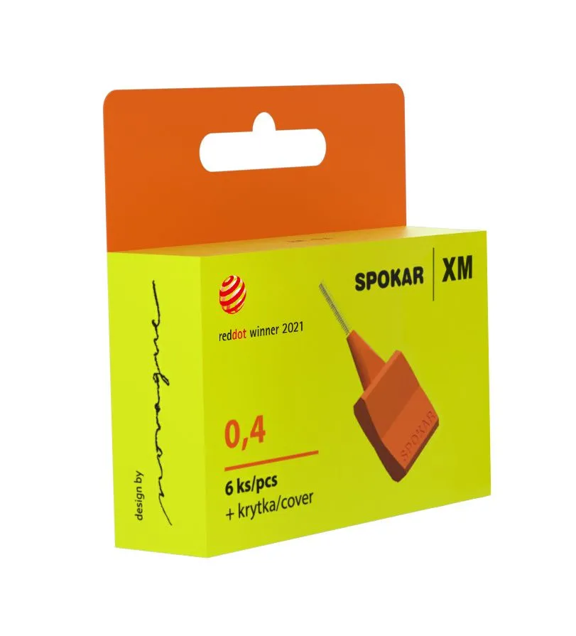 Spokar XM Mezizubní kartáčky oranžové 0,4 mm