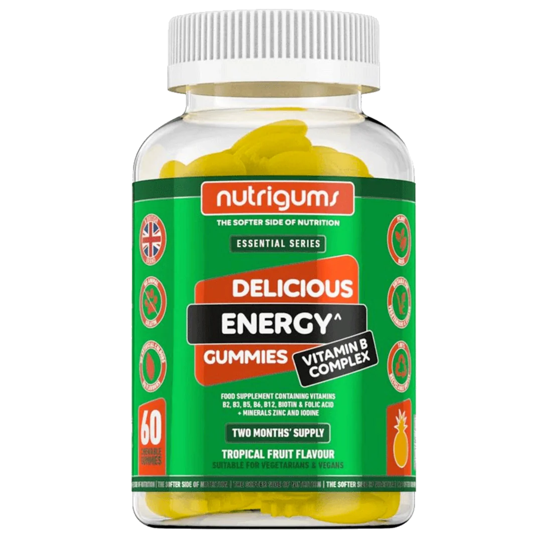 Nutrigums Energy Vitamin B Complex 60 želé - tropické ovoce