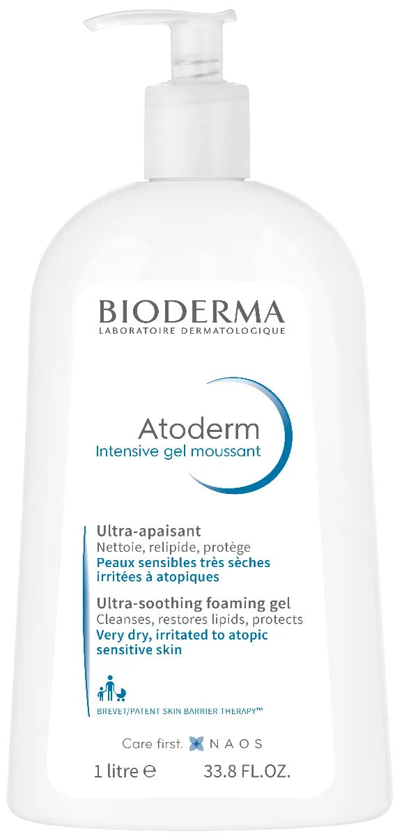 BIODERMA Atoderm Intensive gel moussant vysoce výživný pěnivý gel 1 l
