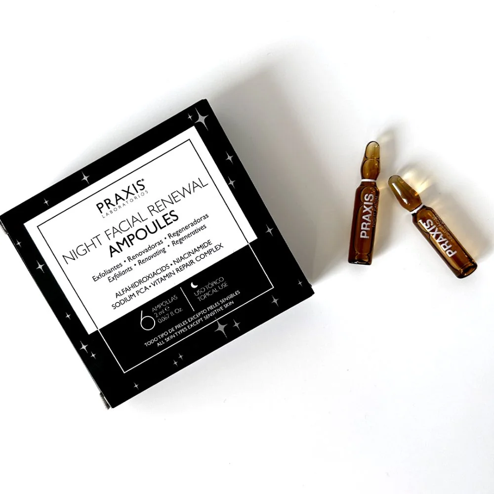 Praxis Laboratorios Night Facial Renewal ampule 6 ks