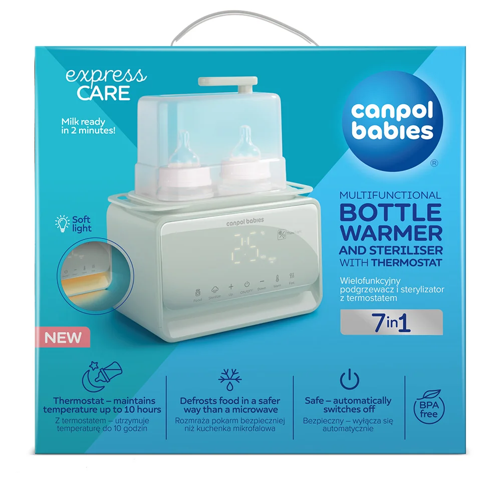 Canpol babies Ohřívač a sterilizátor lahví 7v1