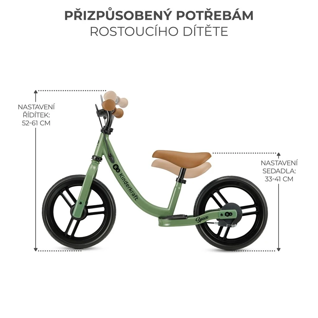 Kinderkraft Odrážedlo Space Deep Light green