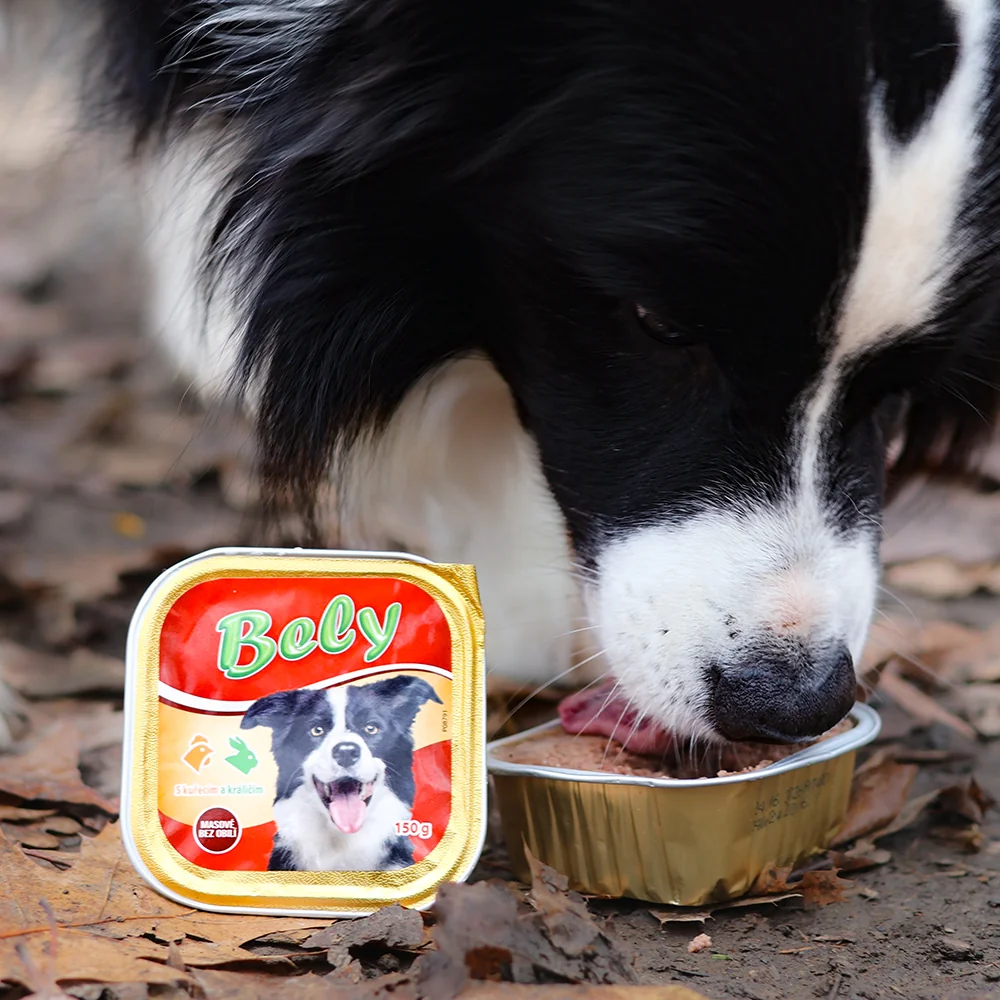 Akinu BELY Králičí & kuřecí paštika pro psy 16 x 150 g