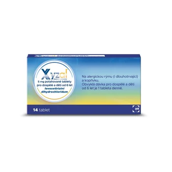 Xyzal 5 mg 14 tablet