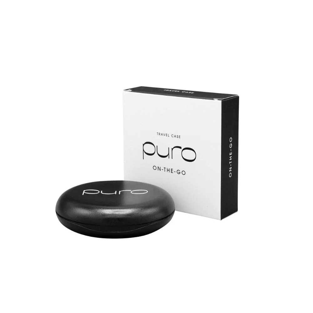 PURO ON-THE-GO cestovní pouzdro na neviditelná rovnátka 1 ks černé