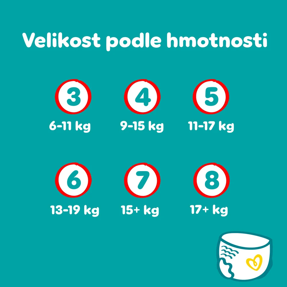 Pampers Active Baby vel. 6 13–19 kg plenkové kalhotky 42 ks