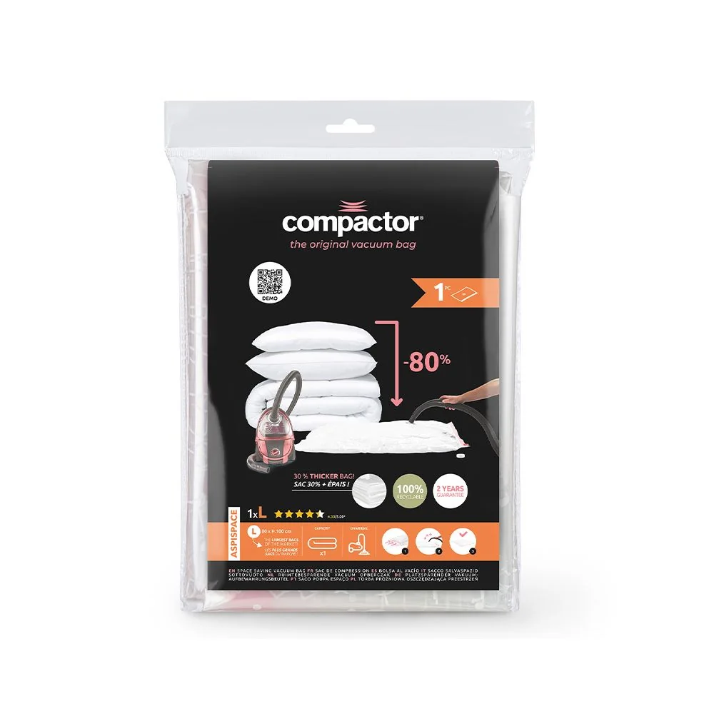 Compactor Bag Aspispace L 120 l vakuový úložný pytel 80x100 cm
