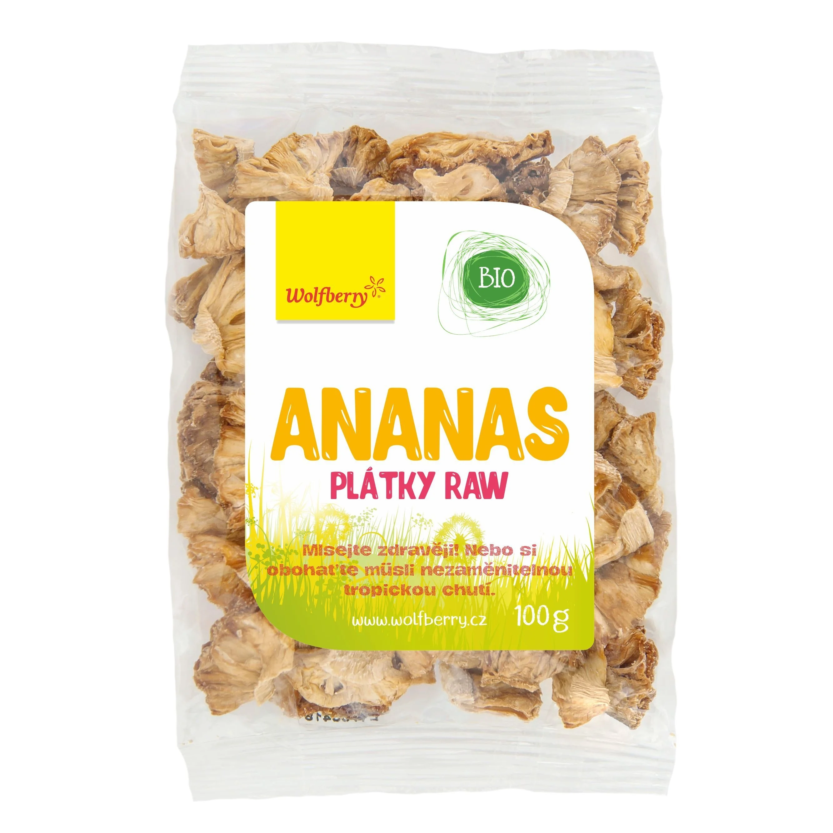 Wolfberry Ananas plátky BIO 100 g