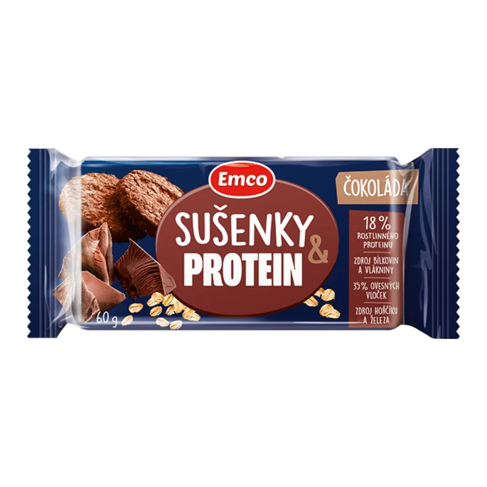 Emco Sušenky&Protein čokoláda 60 g