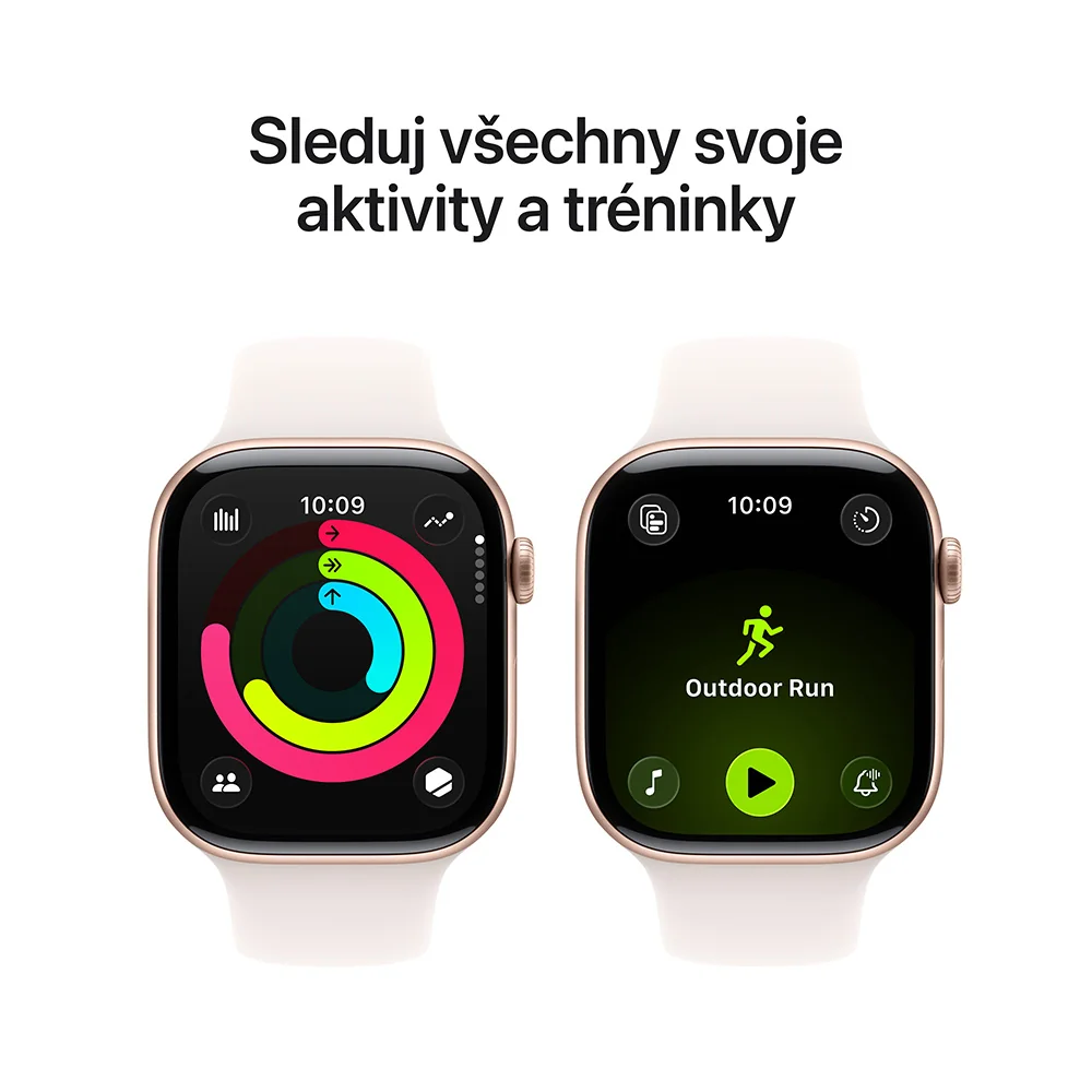 Apple Watch Series 11 46mm R.Gold, L.Blush SB, M/L chytré hodinky