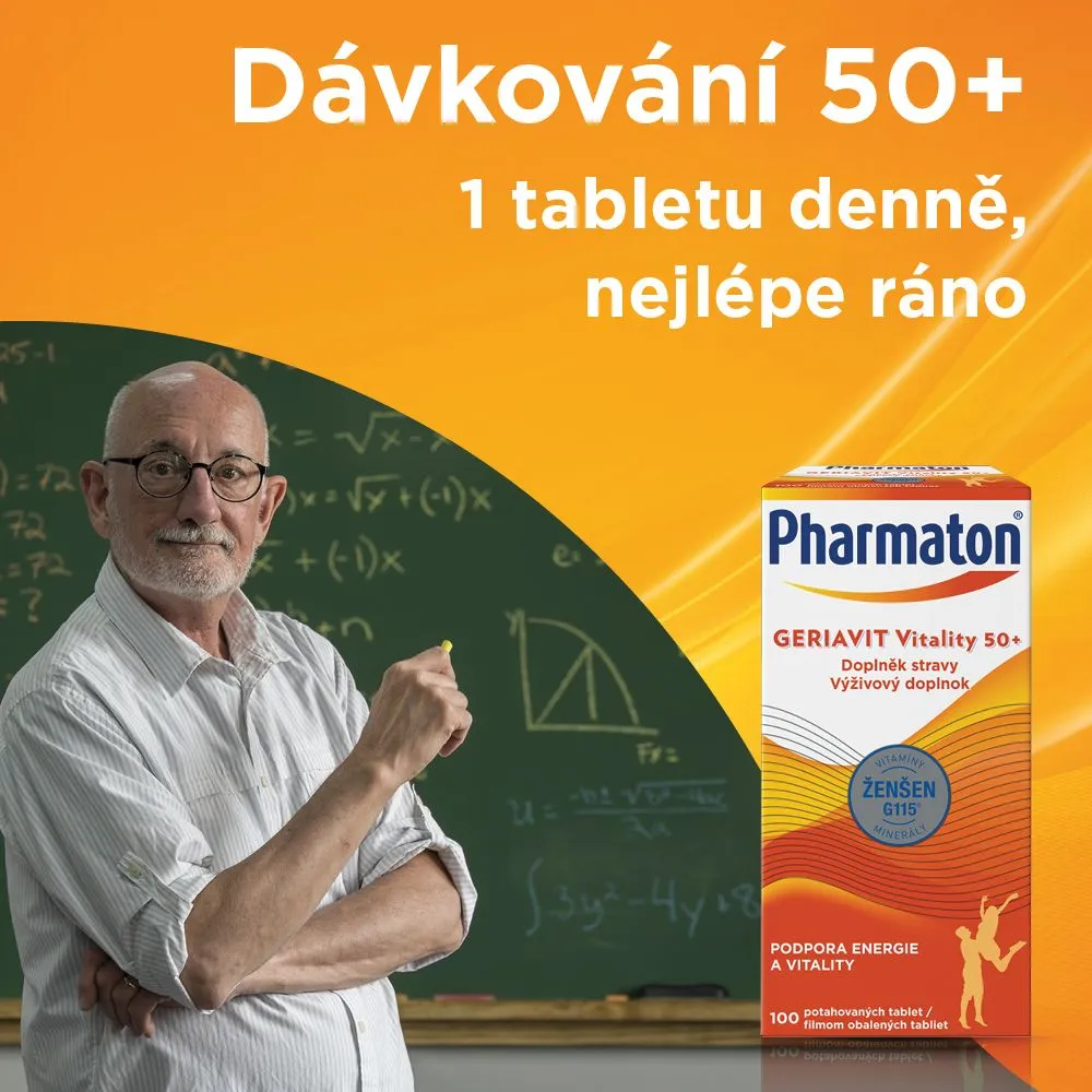 Pharmaton Geriavit Vitality 50+ 30 tablet