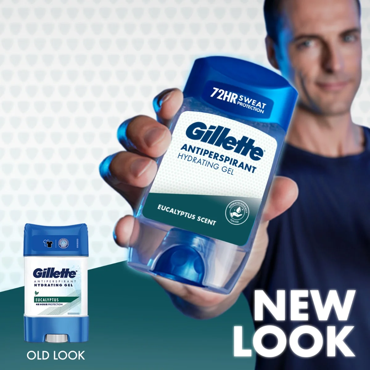 Gillette Eucalyptus Scent Pánský gelový antiperspirant 70 ml