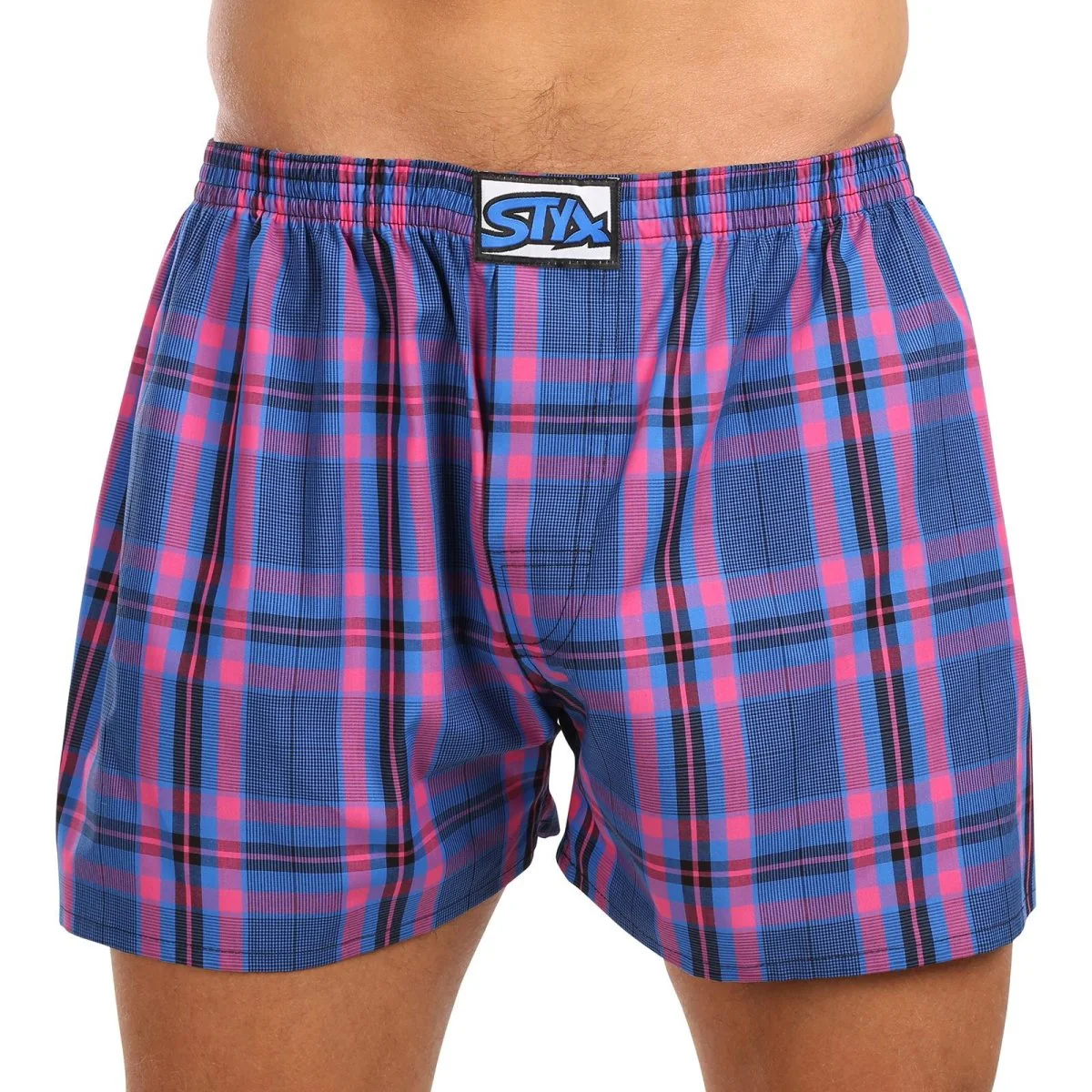 Styx 3PACK pánské trenky klasická guma vícebarevné (3A103123) L 