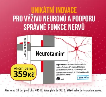 Generica Neurotamin 359 Kč (duben 2024)
