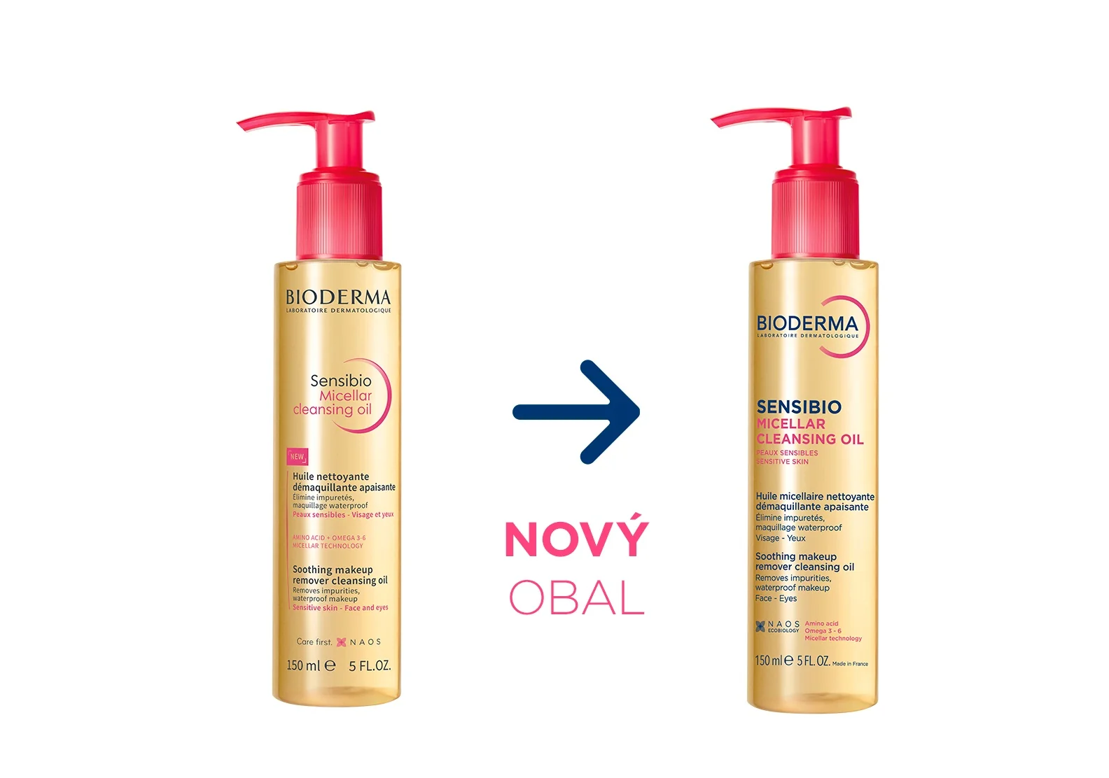 BIODERMA Sensibio Micelární čisticí olej 150 ml