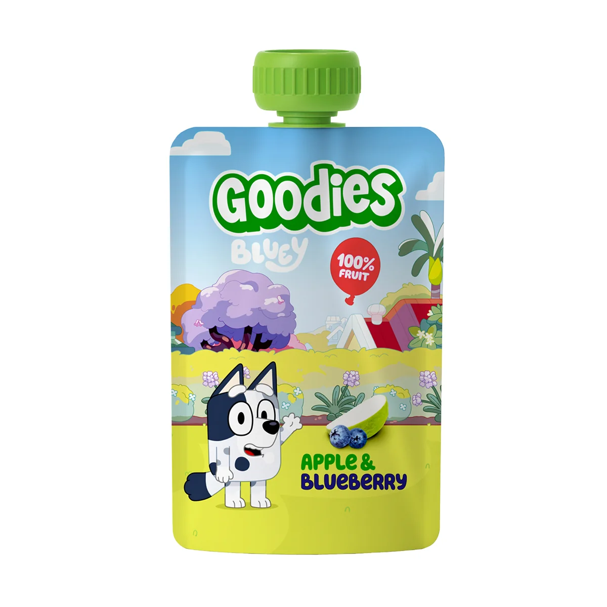 Goodies Bluey Jablko a borůvka 100g kapsička 100 g