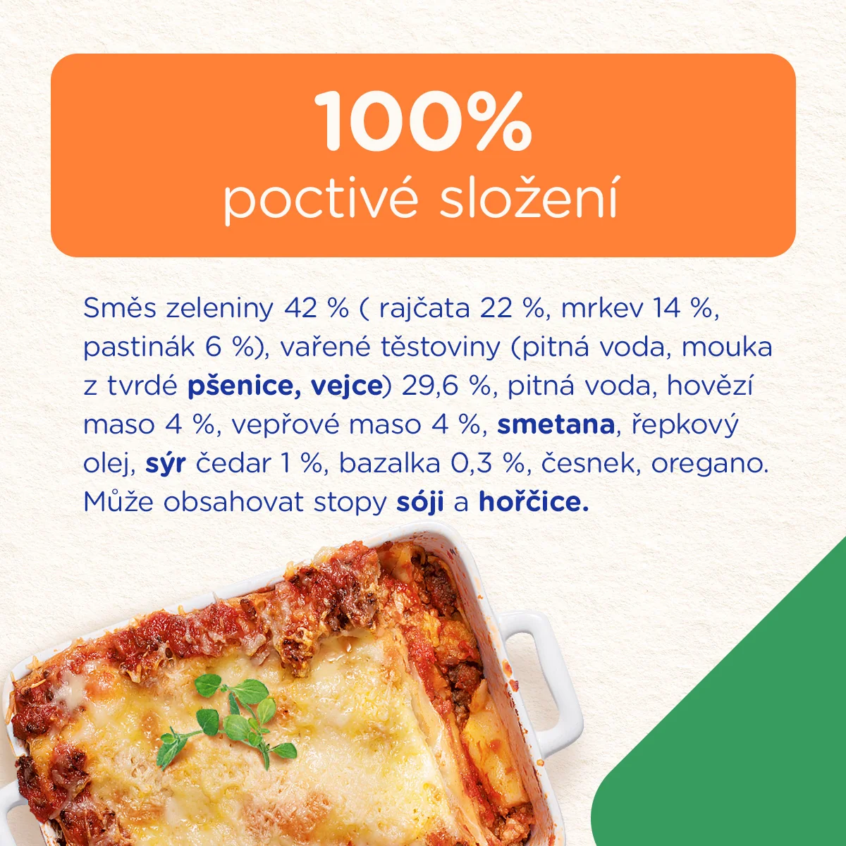 Sunar Příkrm Lasagne s hovězím masem 6m+ kapsička 120 g