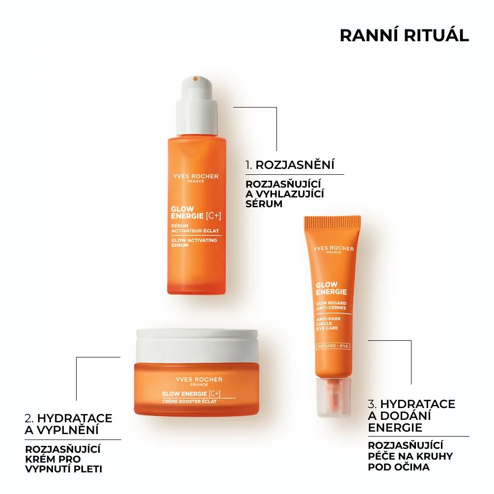 Yves Rocher Glow Energie Rozjasňující a vyhlazující sérum 30 ml