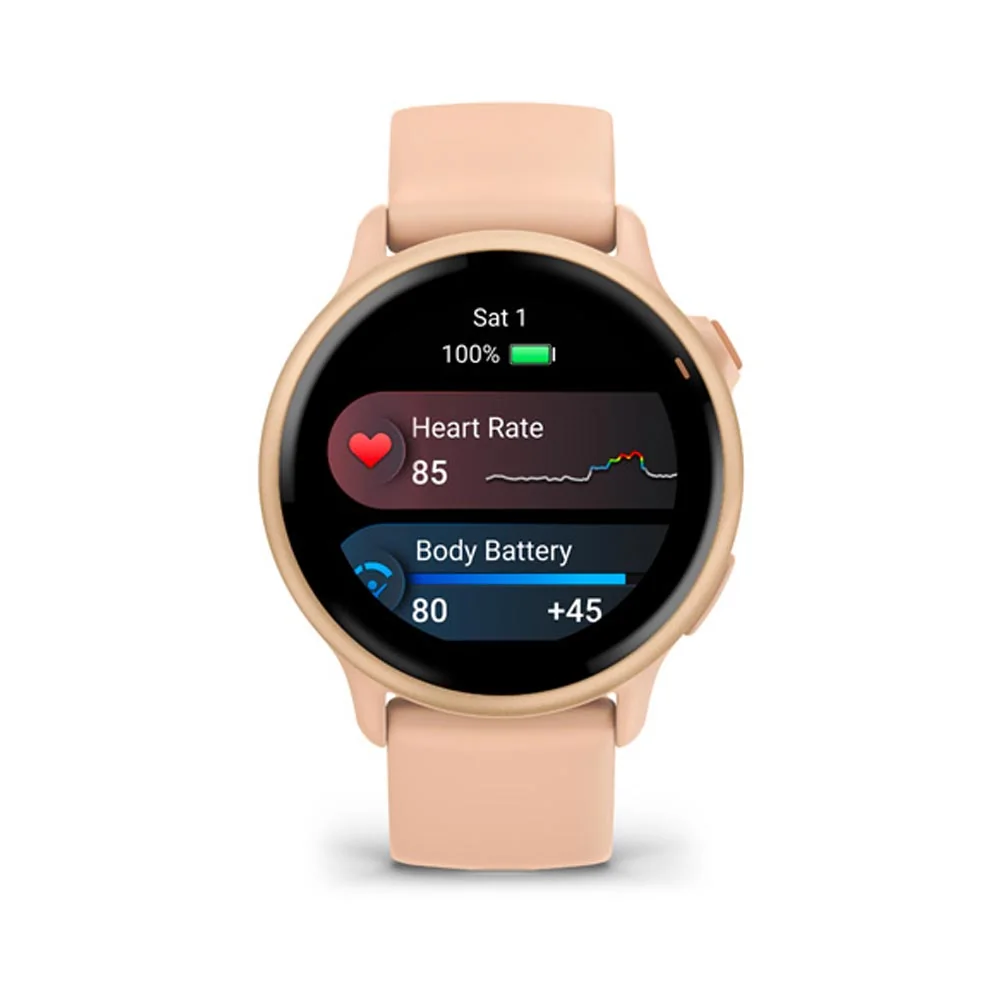 Garmin Vívoactive 6 chytré hodinky Metallic Pink Dawn