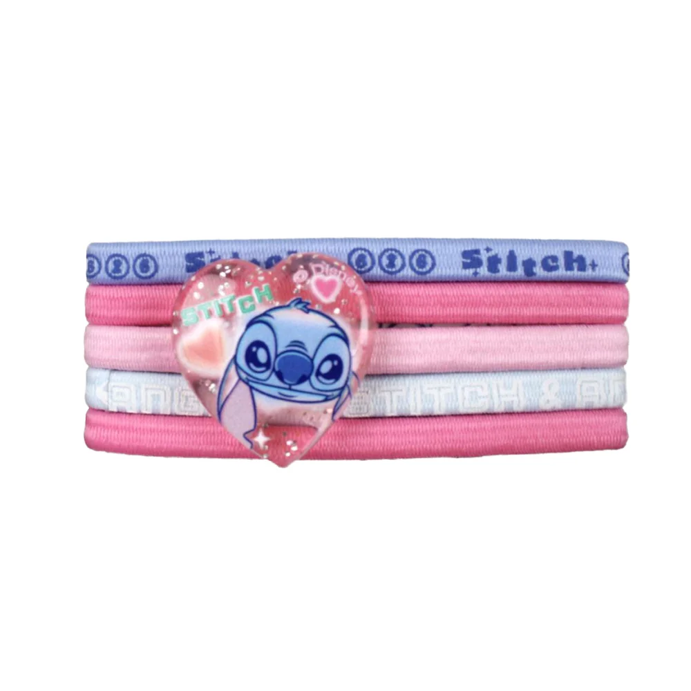 Cerdá Kosmetická taštička s vlasovými doplňky Stitch 8 ks