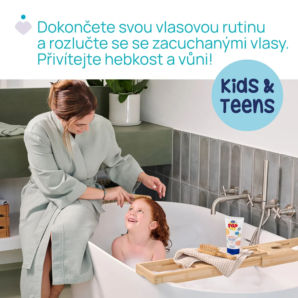 Chicco Vanilla wrap POP Kondicionér na vlasy pro děti a teenagery 150 ml