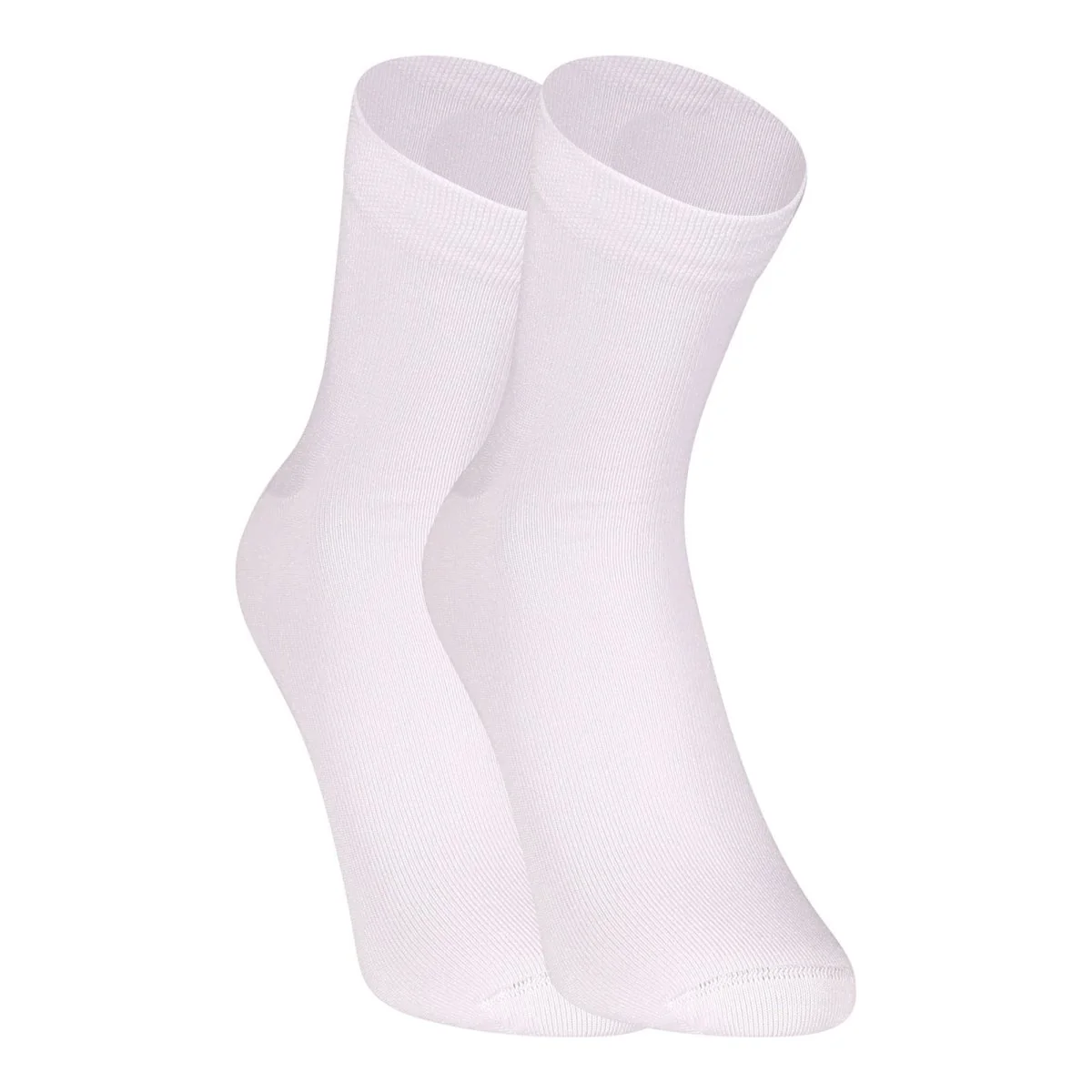Nedeto 3PACK ponožky kotníkové bambusové bílé (3PBK02) M