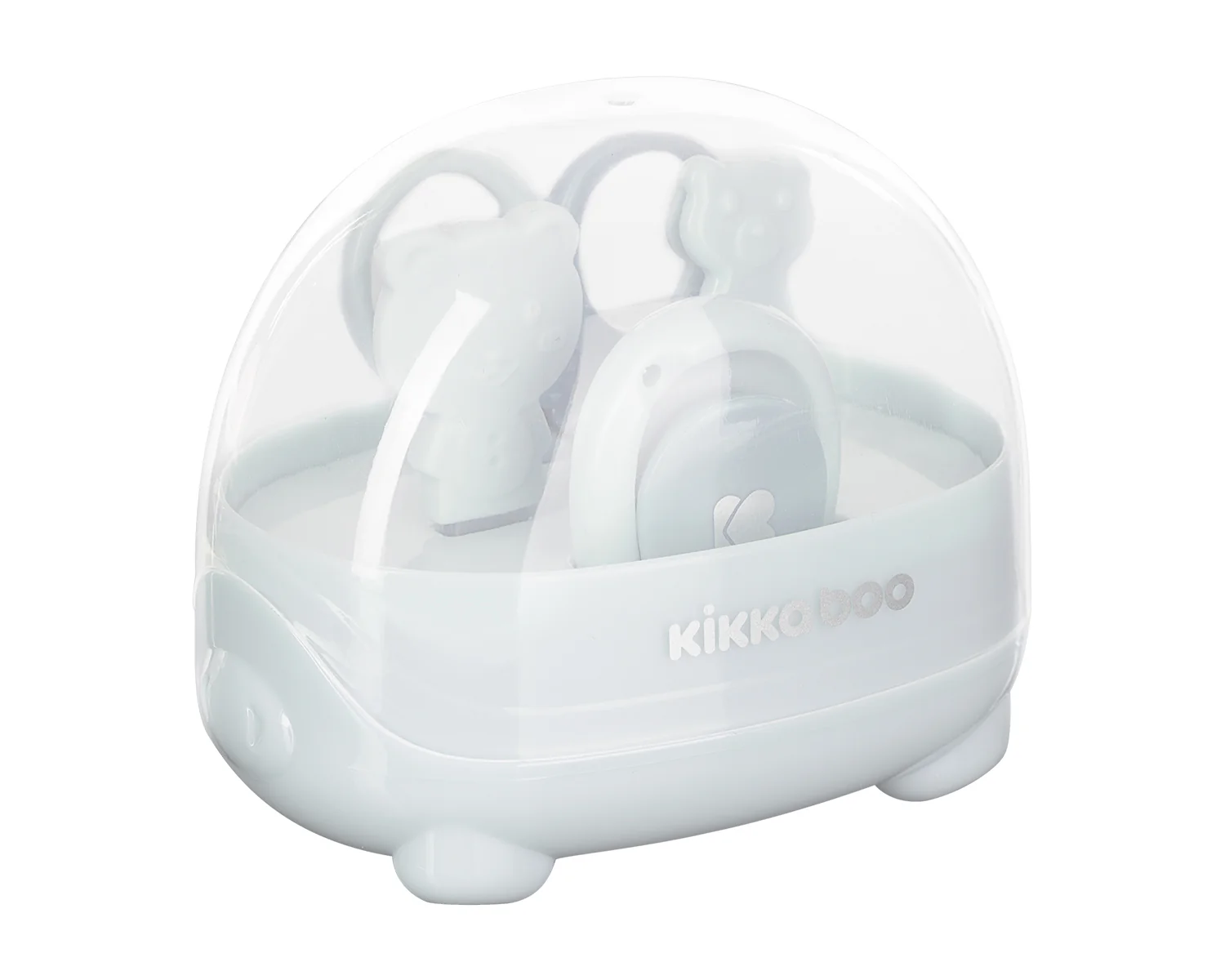 KikkaBoo Dětská manikúrní sada Bear Blue 4 ks