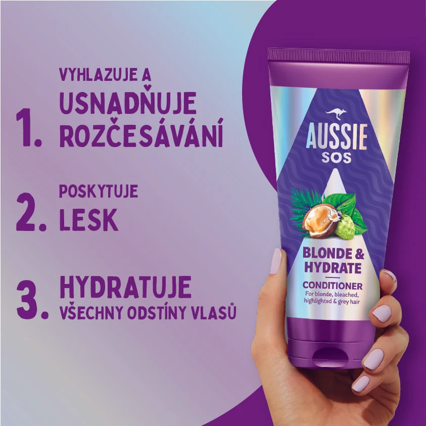 Aussie SOS Blonde & Hydrate kondicionér 200 ml