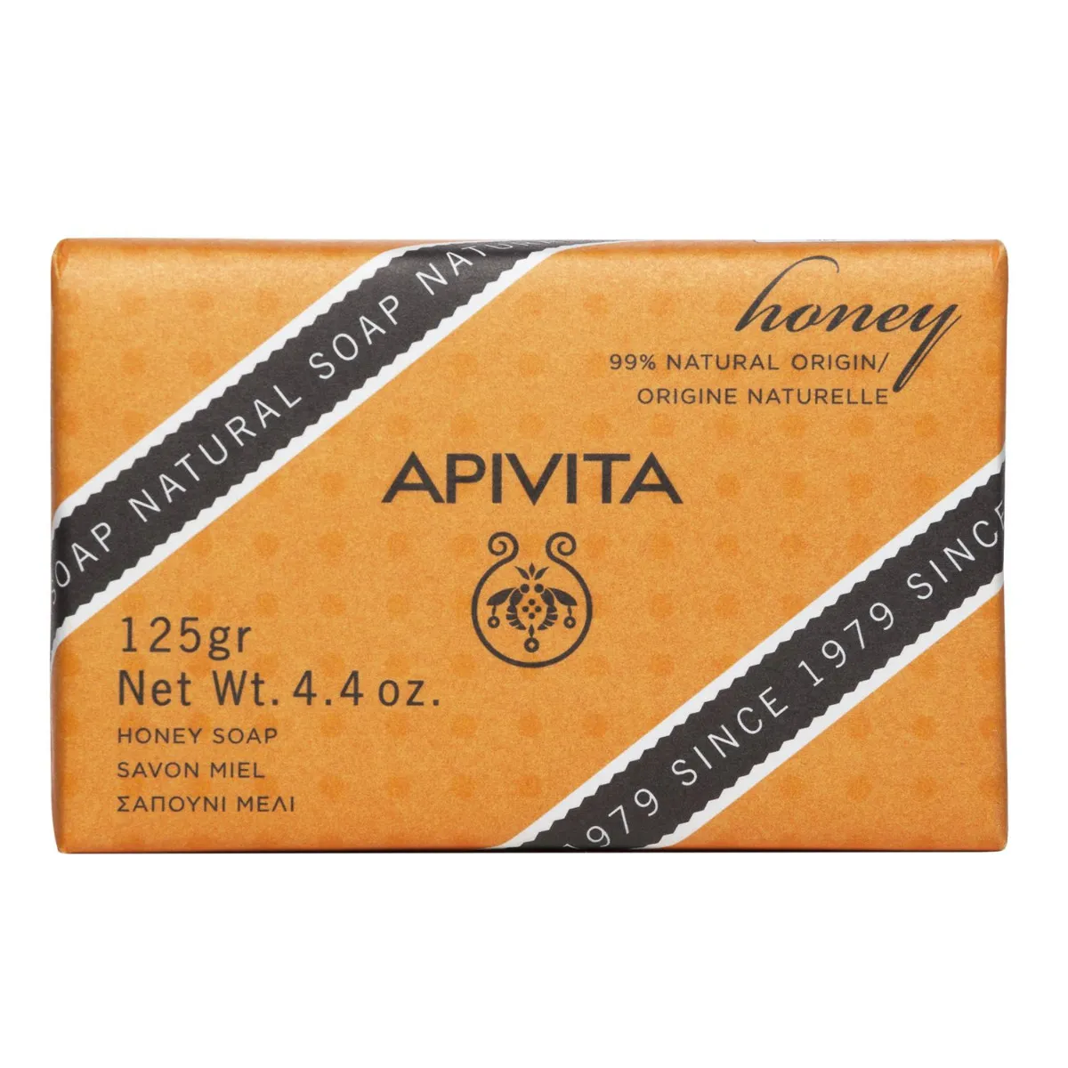 APIVITA Natural Soap mýdlo s medem 125 g