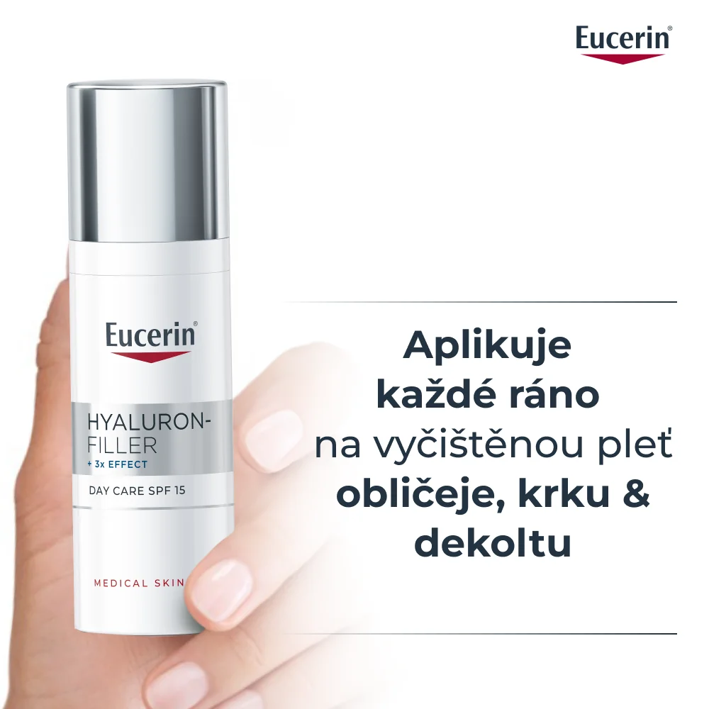 Eucerin Hyaluron-Filler + 3x Effect denní krém pro normální a smíšenou pleť 50 ml