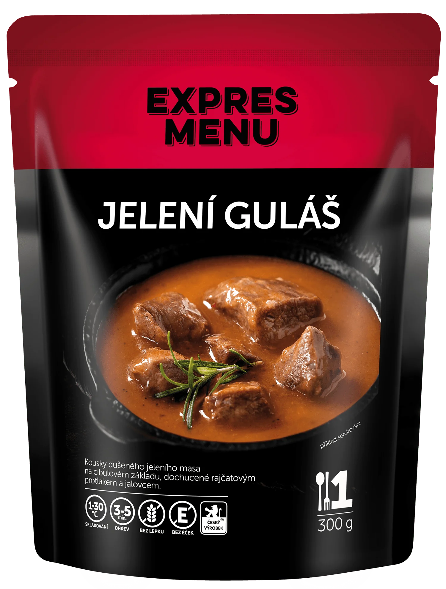 EXPRES MENU Jelení guláš 300 g (1 porce)
