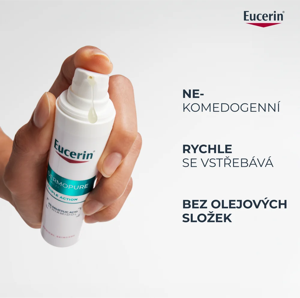 Eucerin DermoPure Clinical Fluid s trojitým účinkem 40 ml