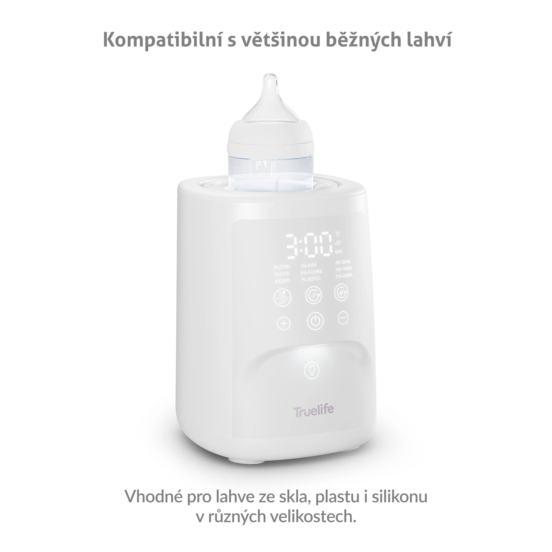 Truelife Invio BW Single 2 ohřívač lahví