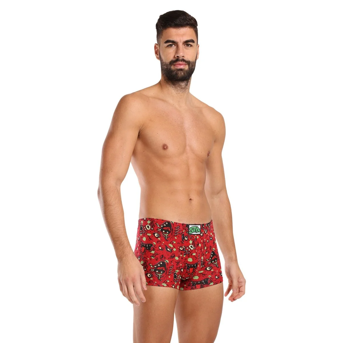 Styx Pánské boxerky art klasická guma zombie (Q1451) XXL