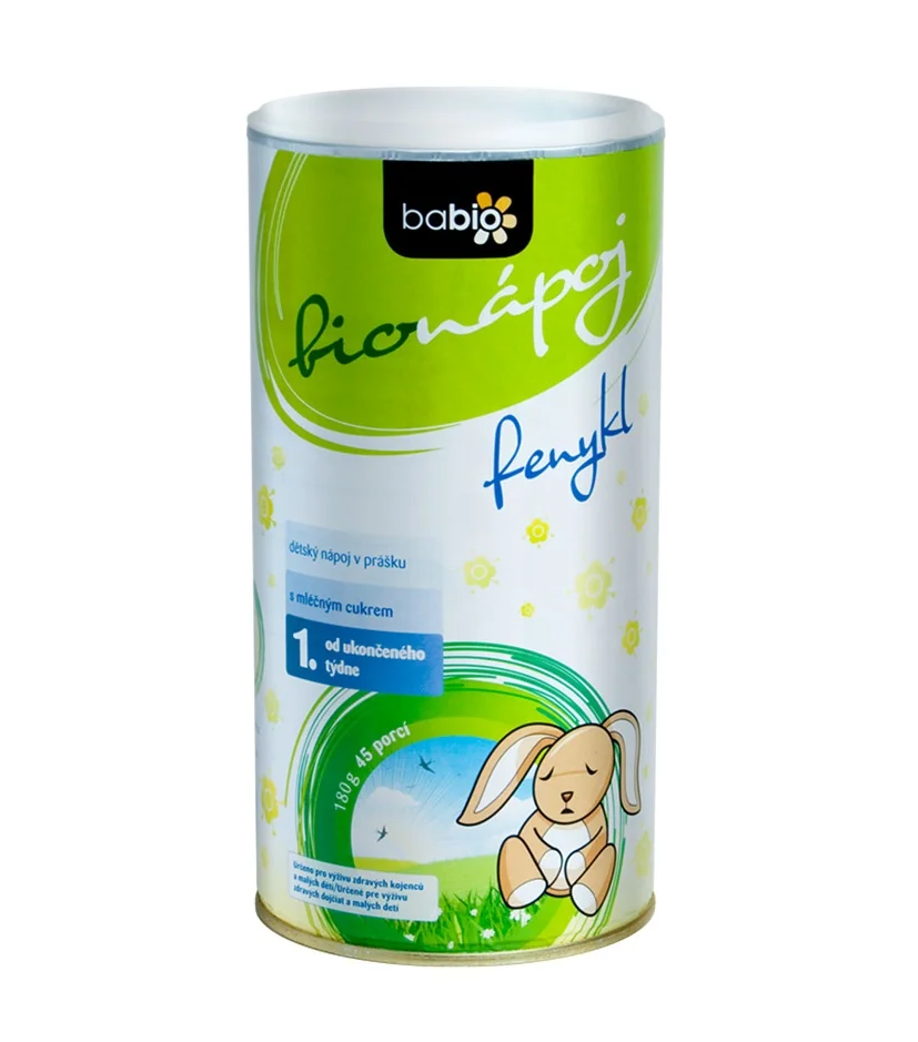 Babio Dětský bionápoj fenykl od ukončeného 1. týdne 180 g
